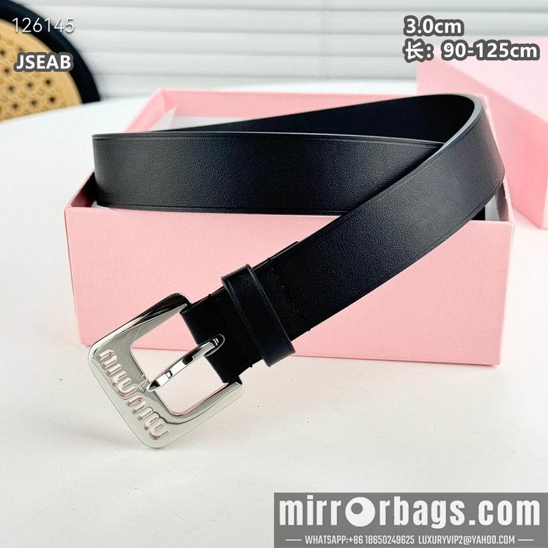 Replica Miumiu belt 30mmX90-125cm 8L04