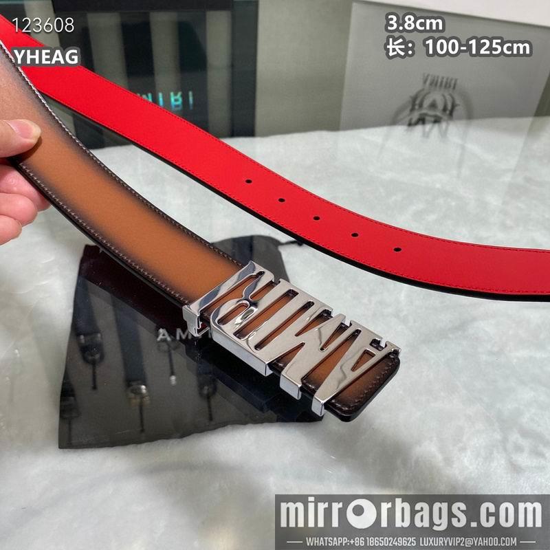Replica Amiri belt 38mmX100-125cm 8L02