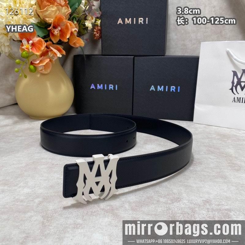 Replica Amiri belt 38mmX100-125cm 8L06