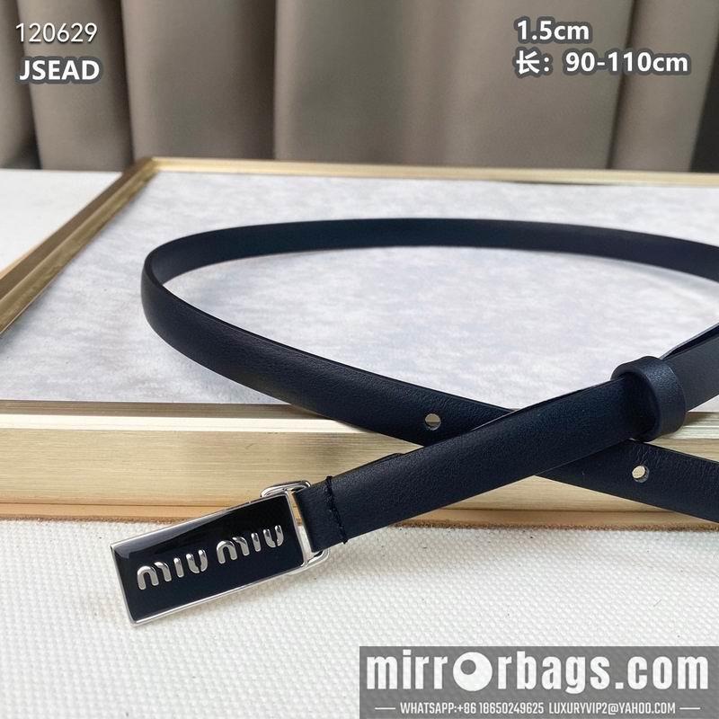 Replica Miumiu belt 15mmX90-110cm 8L072001