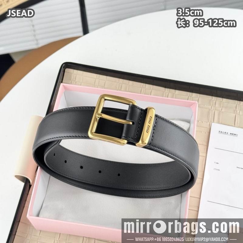 Replica Miumiu belt 35mmX95-125cm 8L09
