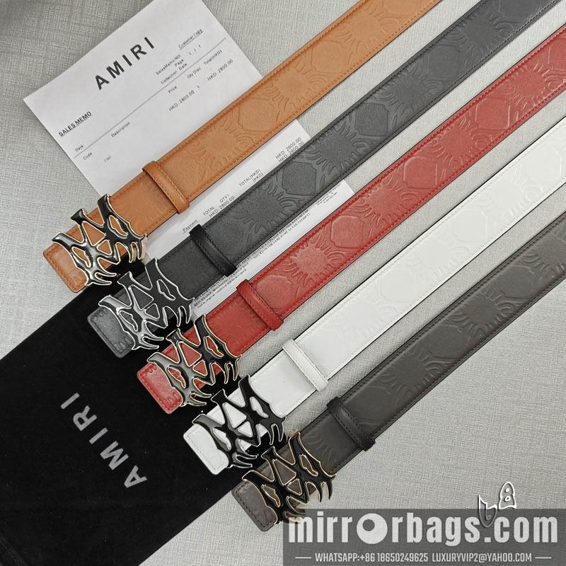 Replica Amiri belt 38mmX90-125cm lb04