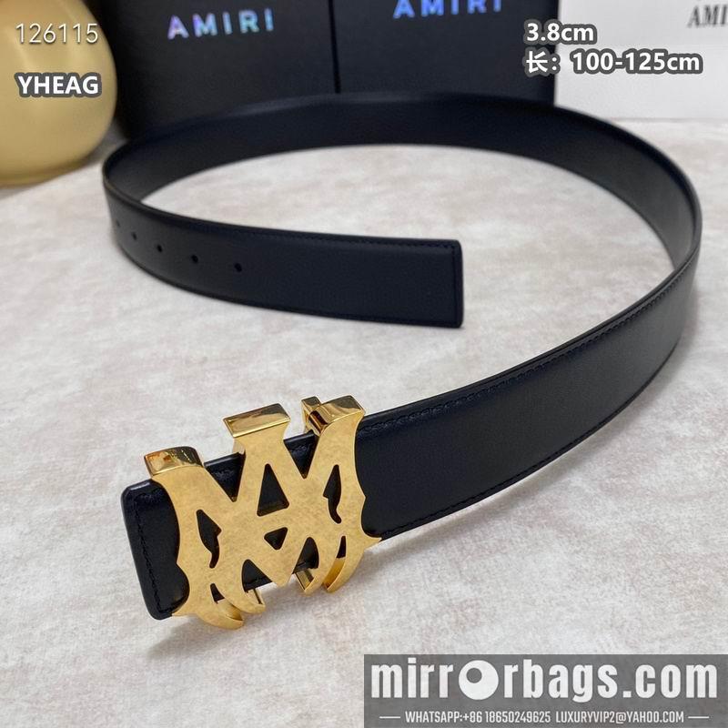 Replica Amiri belt 38mmX100-125cm 8L09