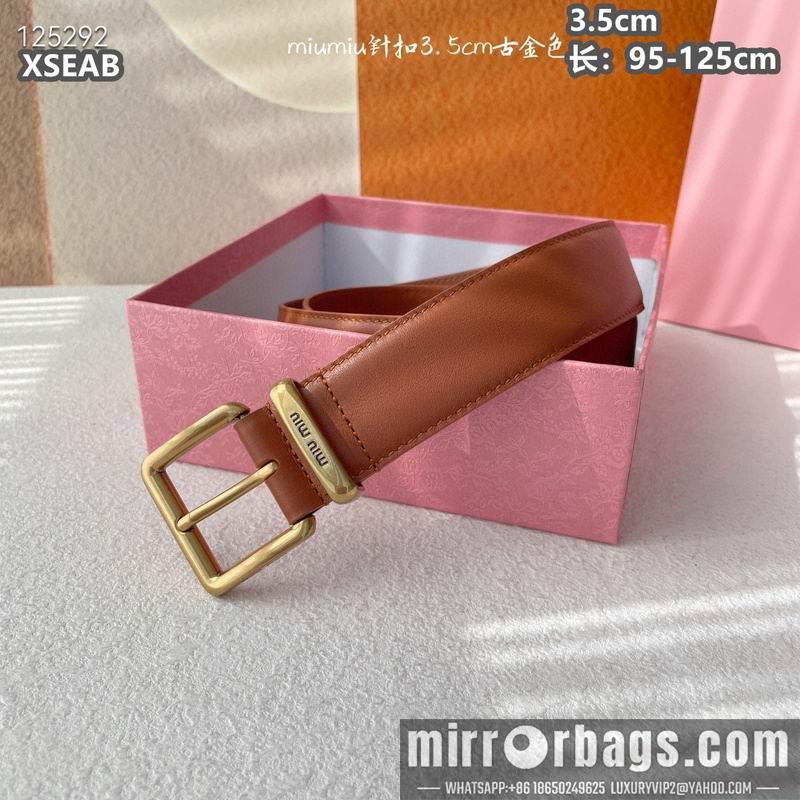 Replica Miumiu belt 35mmX95-125cm 8L05