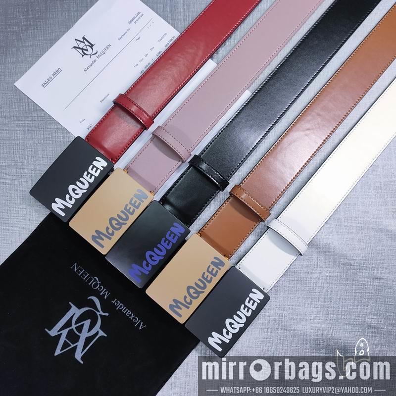 Replica McQueen belt 38mmX80-125cm lb071803