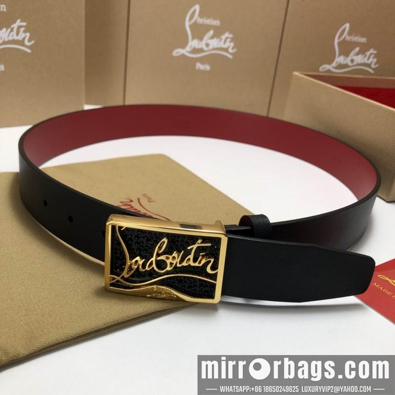 Replica Christian Louboutin belt 35mmX95-125cm 7D02