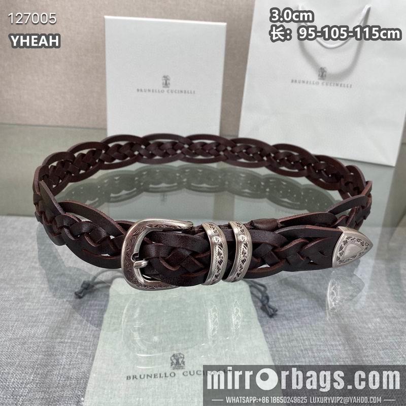 Replica Brunello Cucinelli belt 30mmX95-105-115cm 8L03