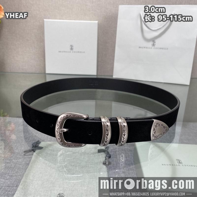 Replica Brunello Cucinelli belt 30mmX95-115cm 8L07