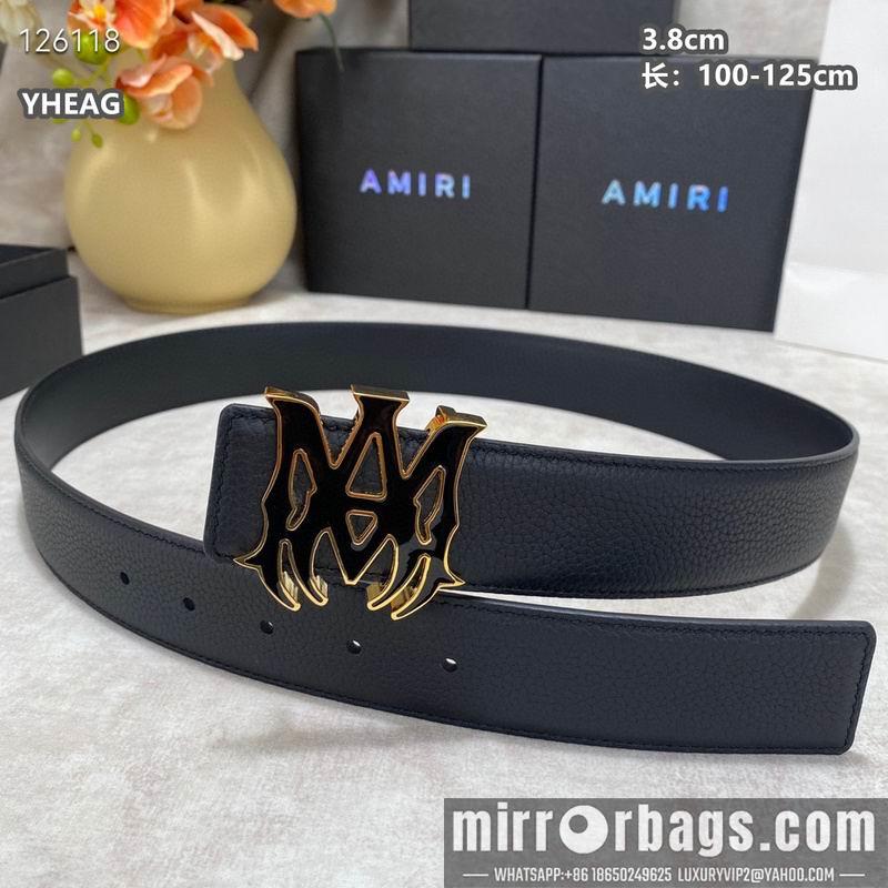 Replica Amiri belt 38mmX100-125cm 8L12