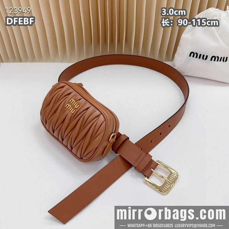 Replica Miumiu belt 30mmX90-115cm 8L01