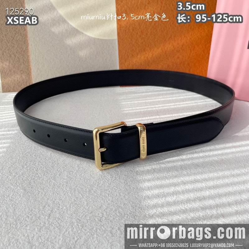 Replica Miumiu belt 35mmX95-125cm 8L05