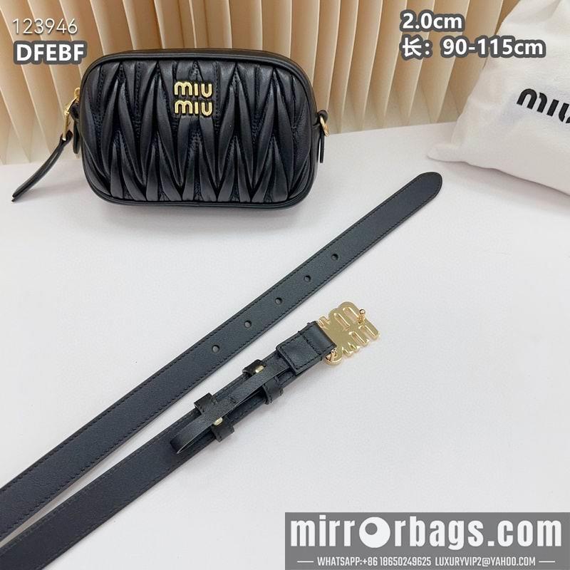Replica Miumiu belt 20mmX90-115cm 8L08
