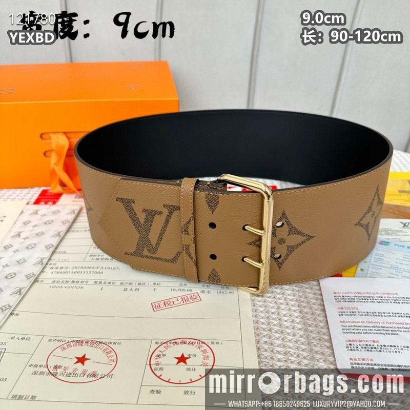 Replica LV belt 90mmX90-120cm 8L01