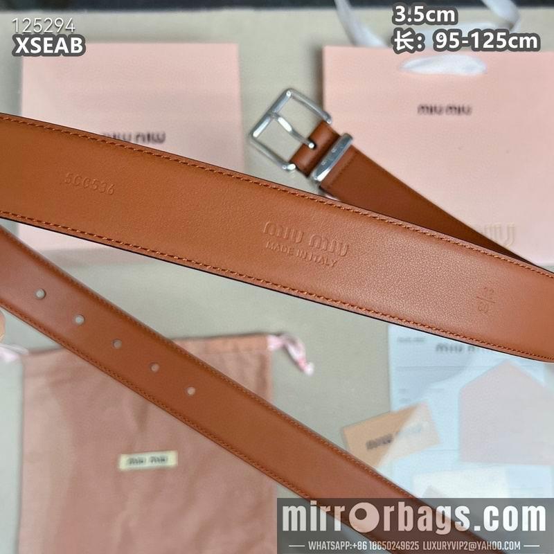Replica Miumiu belt 35mmX95-125cm 8L05