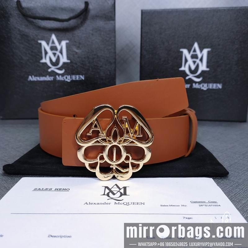 Replica McQueen belt 38mmX80-125cm lb071801