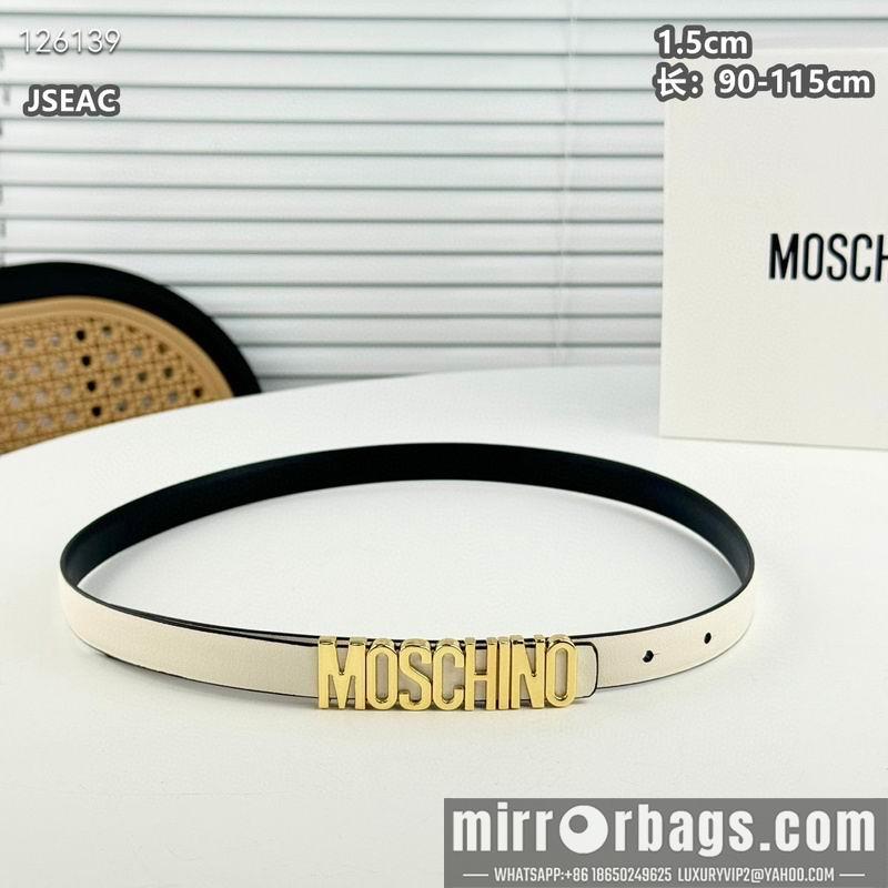 Replica Moschino belt 15mmX90-115cm 8L01