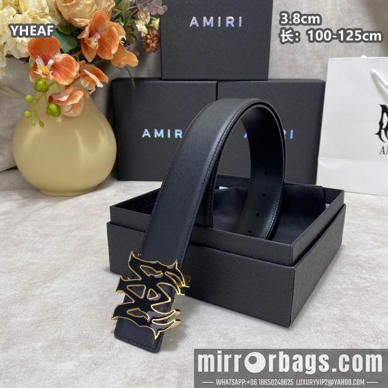 Replica Amiri belt 38mmX100-125cm 8L36