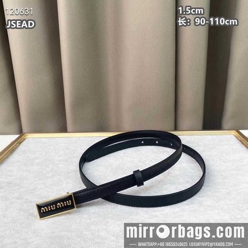 Replica Miumiu belt 15mmX90-110cm 8L072001