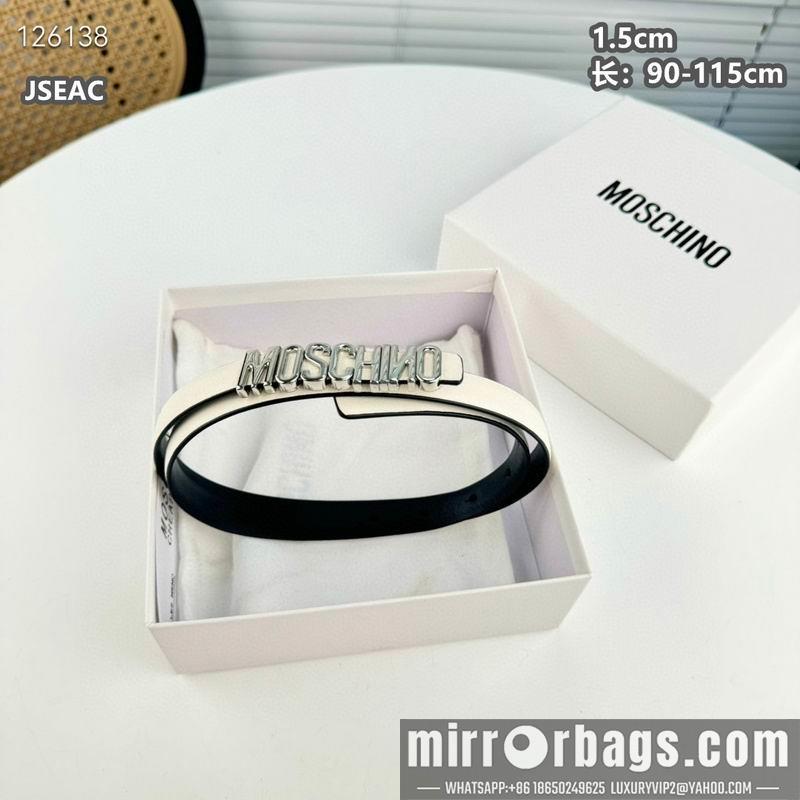 Replica Moschino belt 15mmX90-115cm 8L01