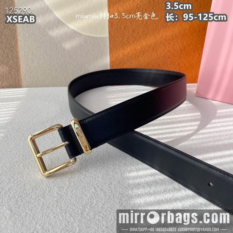 Replica Miumiu belt 35mmX95-125cm 8L05