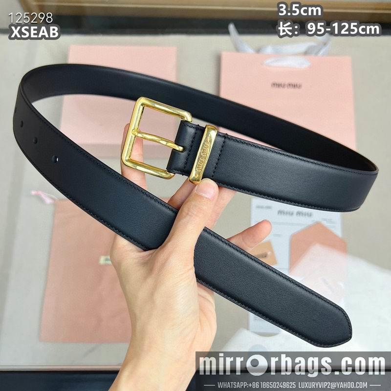 Replica Miumiu belt 35mmX95-125cm 8L05