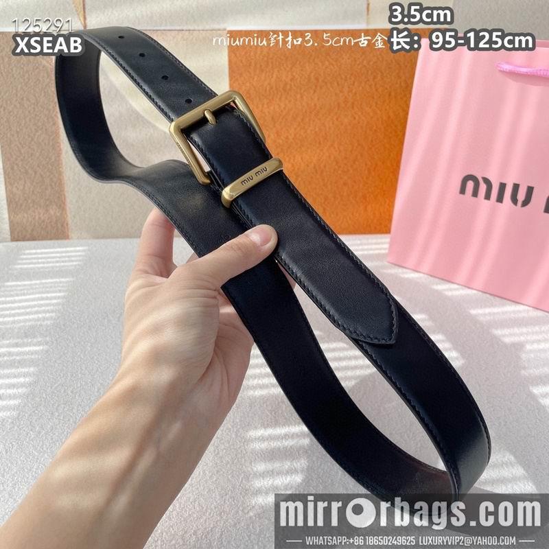 Replica Miumiu belt 35mmX95-125cm 8L05