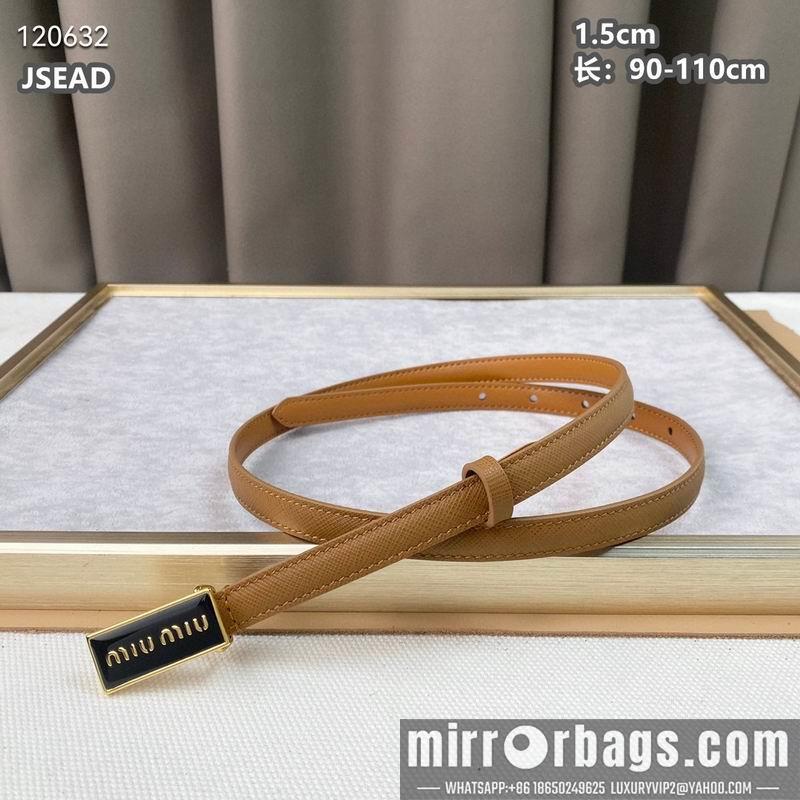 Replica Miumiu belt 15mmX90-110cm 8L072001