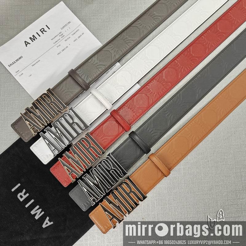 Replica Amiri belt 38mmX90-125cm lb02