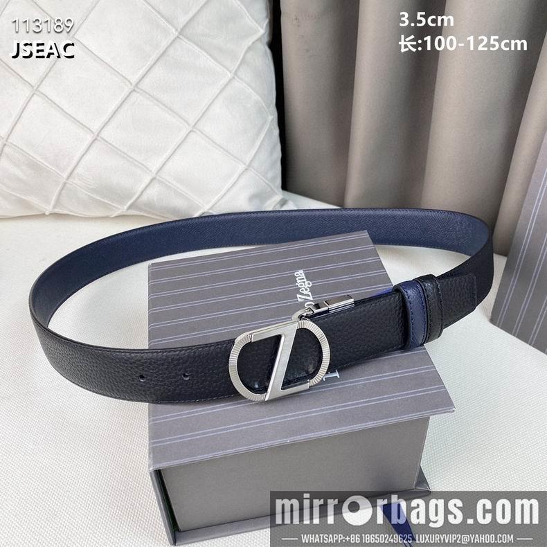 Replica Zegna belt 35mmX100-125cm 8L082501