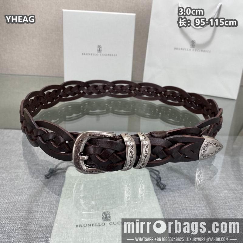 Replica Brunello Cucinelli belt 30mmX95-115cm 8L05