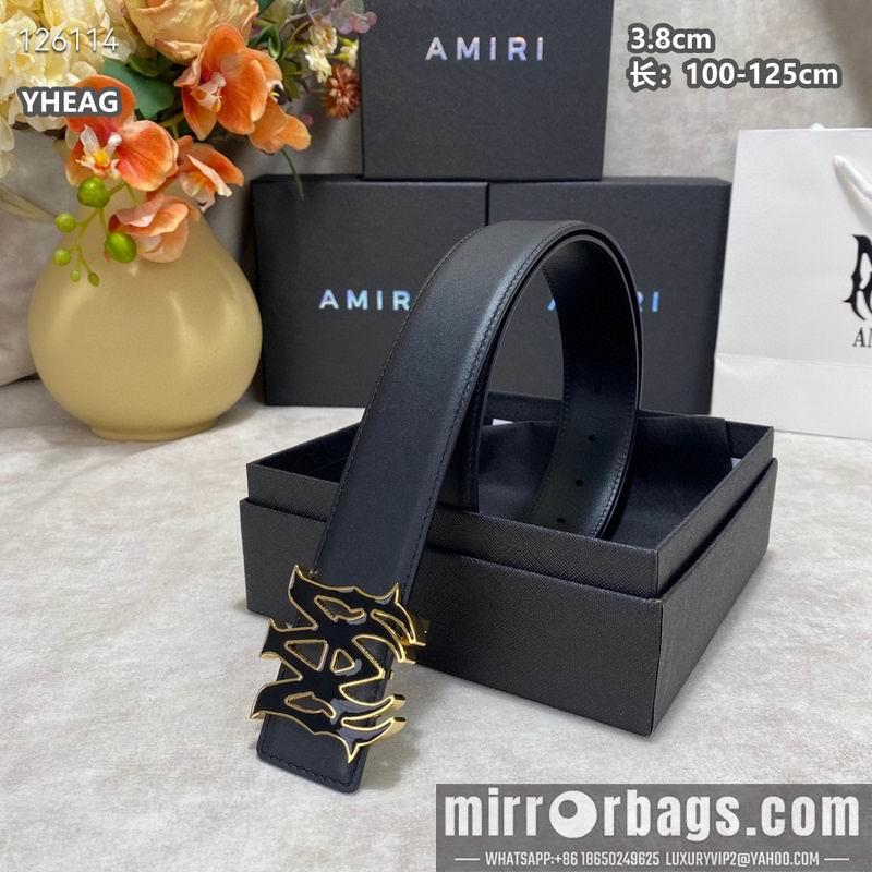 Replica Amiri belt 38mmX100-125cm 8L08