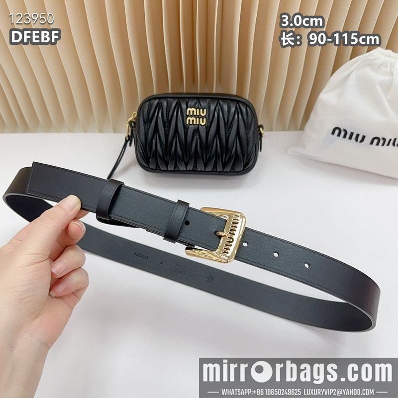 Replica Miumiu belt 30mmX90-115cm 8L01