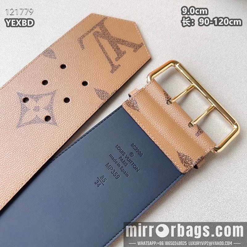 Replica LV belt 90mmX90-120cm 8L01
