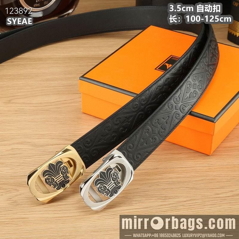 Replica Chrome Hearts belt 35mmX100-125cm 8L03