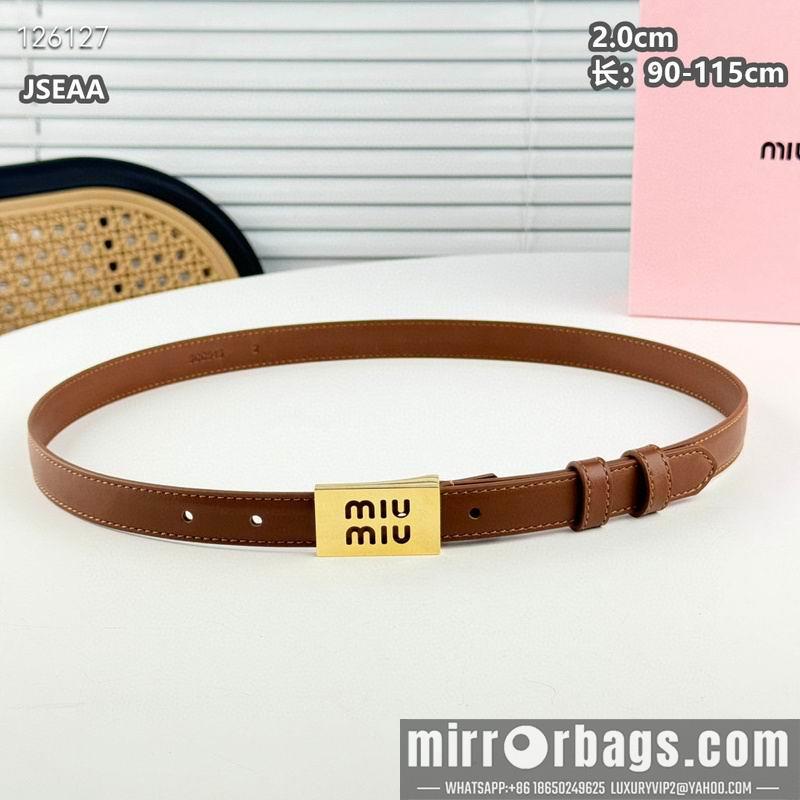 Replica Miumiu belt 20mmX90-115cm 8L07
