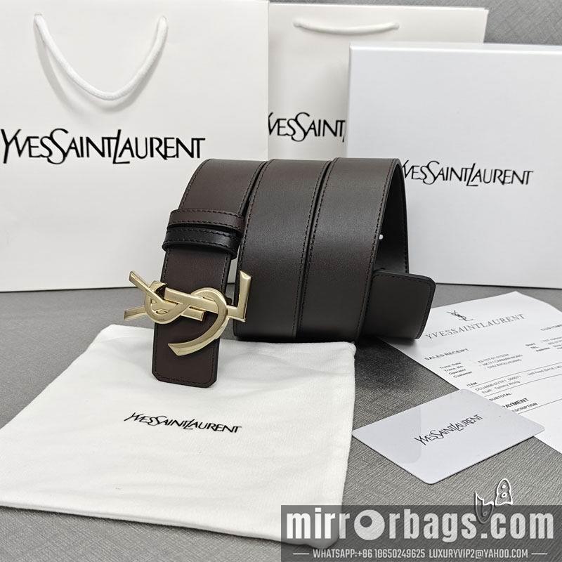 Replica YSL belt 38mmX80-125cm lb082001