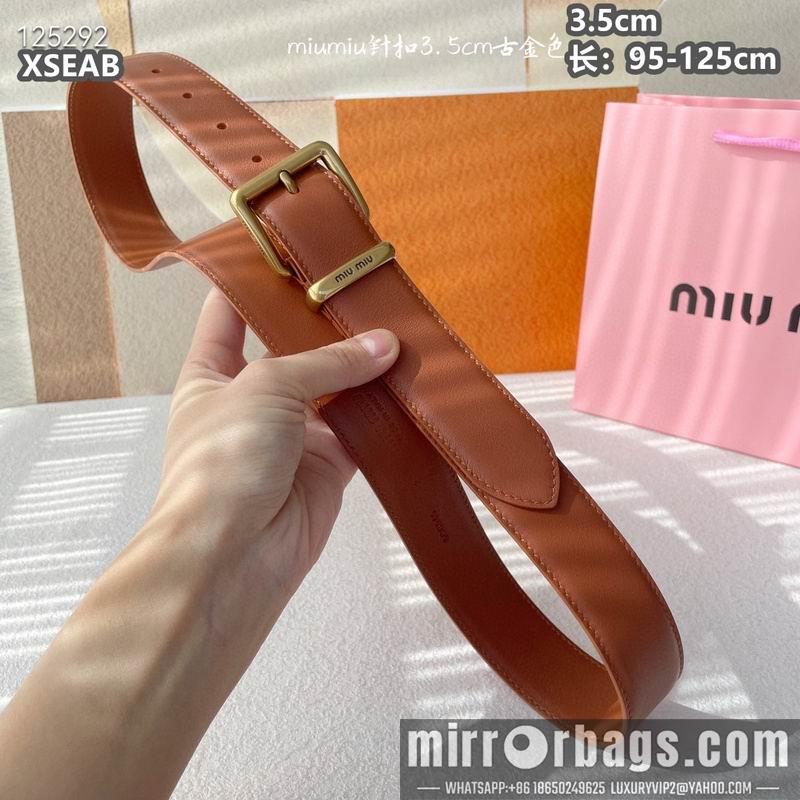 Replica Miumiu belt 35mmX95-125cm 8L05