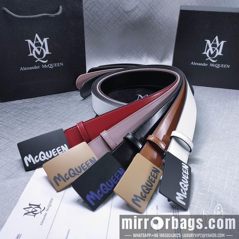 Replica McQueen belt 38mmX80-125cm lb071803