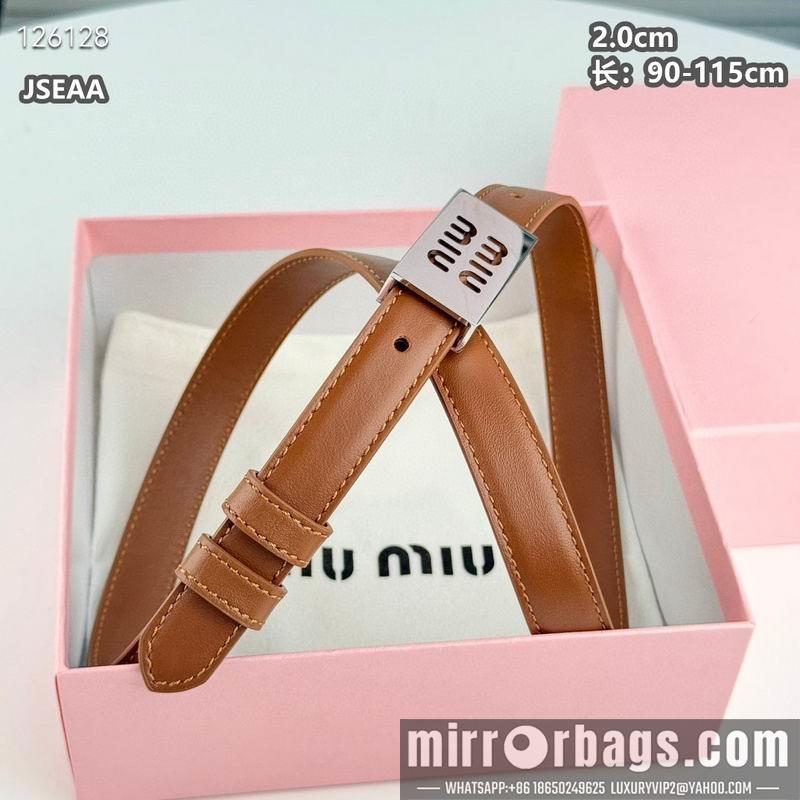 Replica Miumiu belt 20mmX90-115cm 8L07