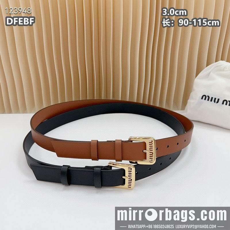 Replica Miumiu belt 30mmX90-115cm 8L01