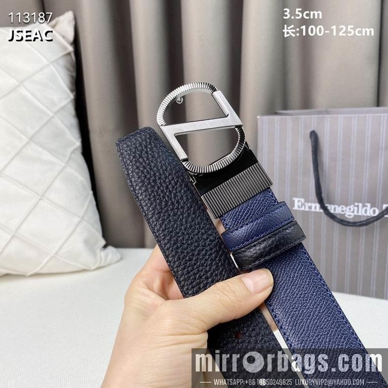 Replica Zegna belt 35mmX100-125cm 8L082501