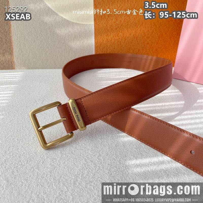 Replica Miumiu belt 35mmX95-125cm 8L05