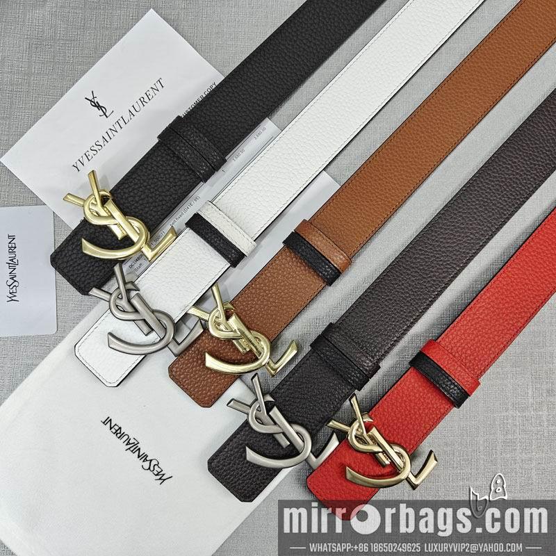 Replica YSL belt 38mmX80-125cm lb082002