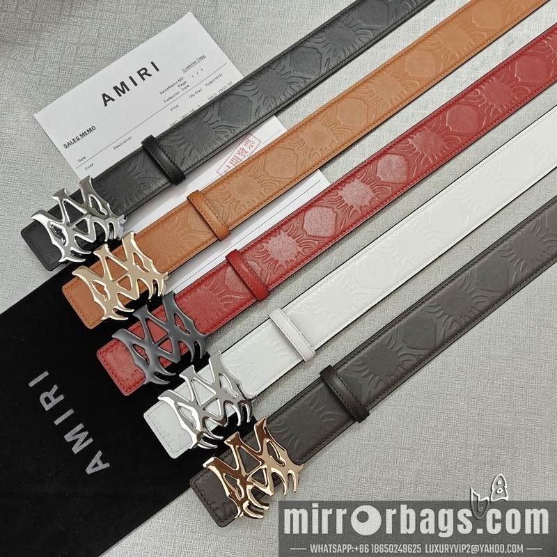 Replica Amiri belt 38mmX90-125cm lb01