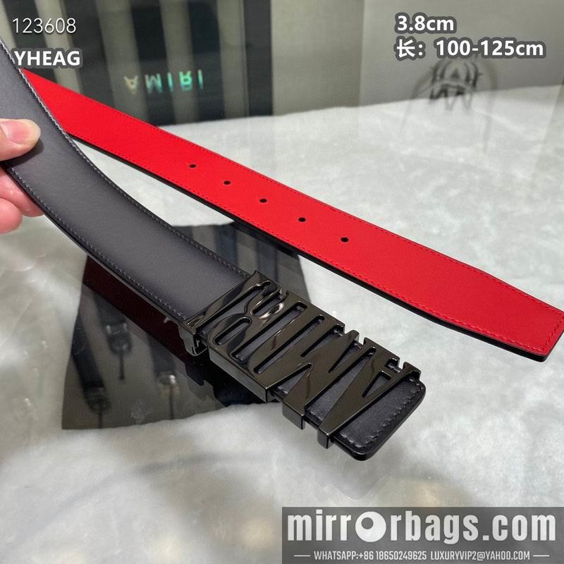Replica Amiri belt 38mmX100-125cm 8L02