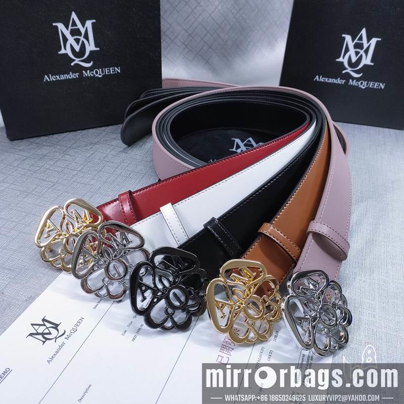 Replica McQueen belt 38mmX80-125cm lb071802