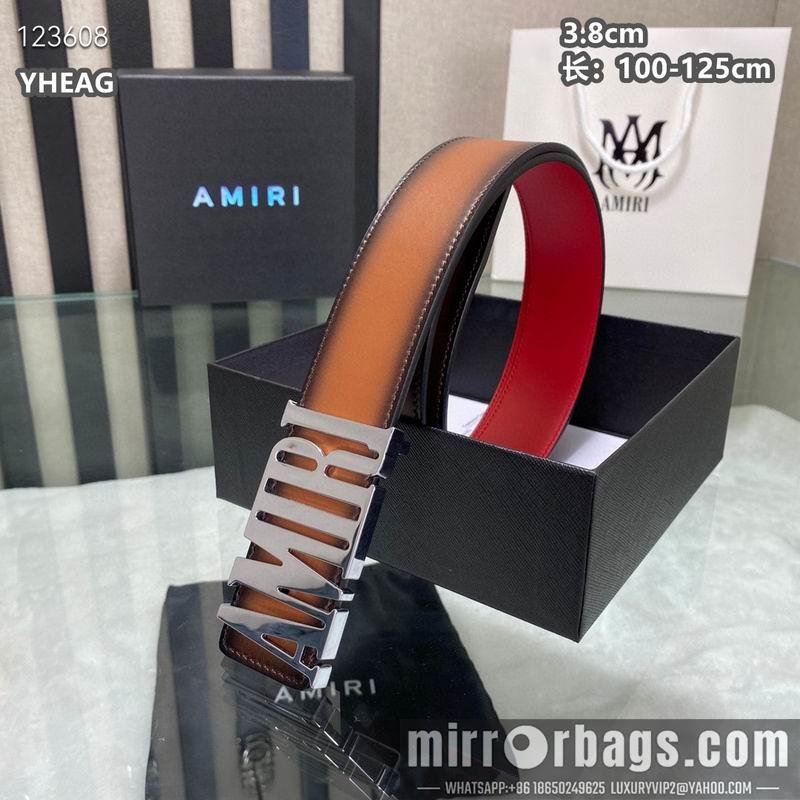 Replica Amiri belt 38mmX100-125cm 8L02