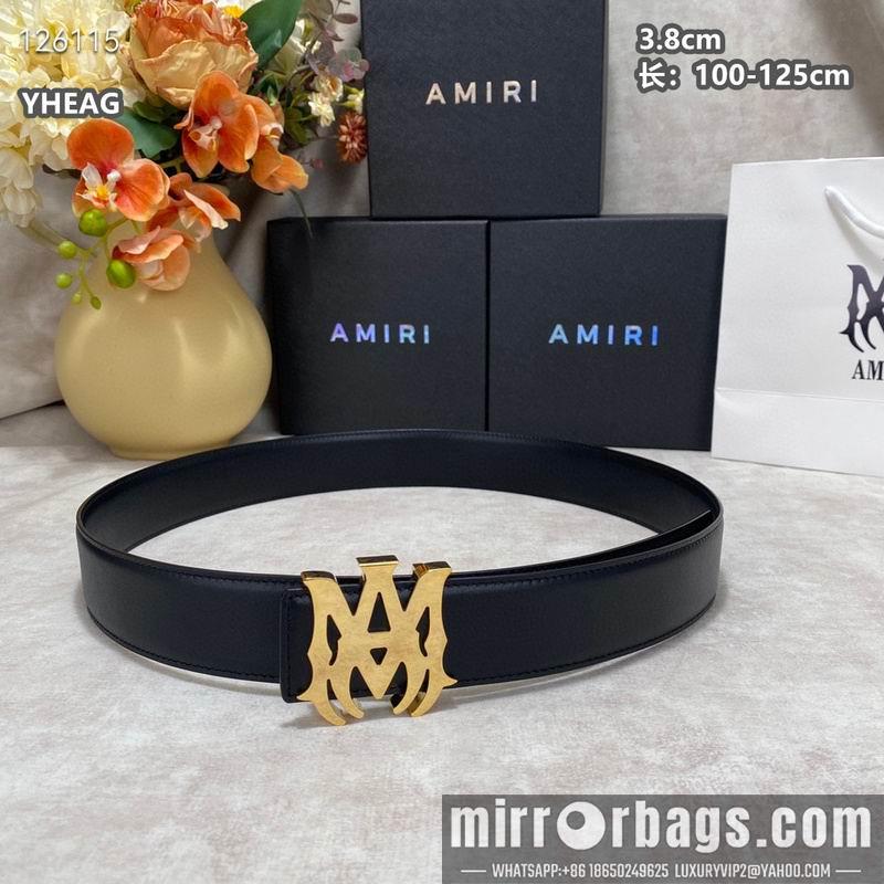 Replica Amiri belt 38mmX100-125cm 8L09