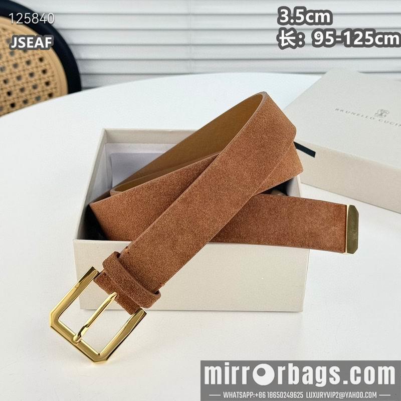 Replica Brunello Cucinelli belt 35mmX95-125cm 8L06