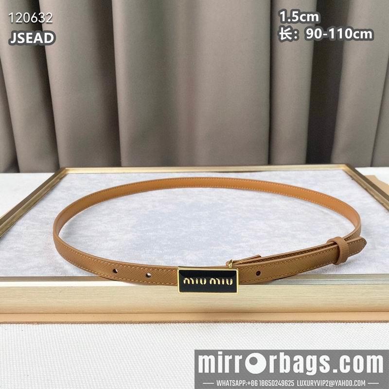 Replica Miumiu belt 15mmX90-110cm 8L072001